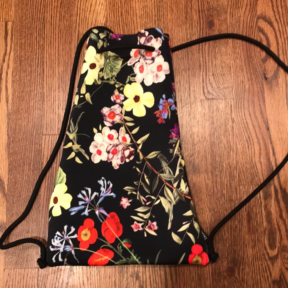 Triangl Swimwear Floral Black Drawstring Backoack